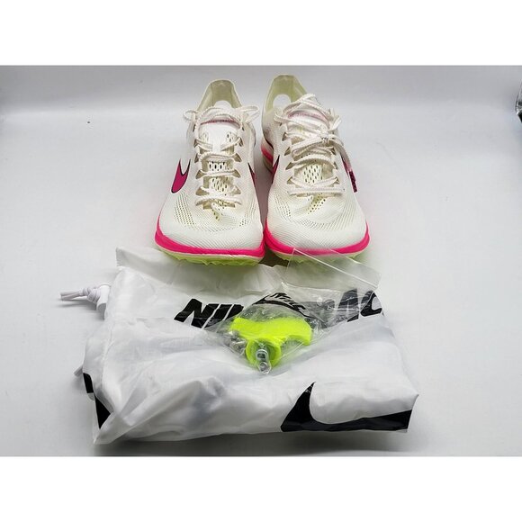 Nike ZoomX Dragonfly Track & Field White Distance Spikes CV0400-101 Men’s‎ Sz 8 - Picture 2 of 9